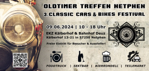 3. Classic Cars & Bikes Festival Netphen PLZ 57250