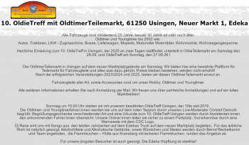 3. Oldietreff & Teilemarkt in Usingen PLZ 61250