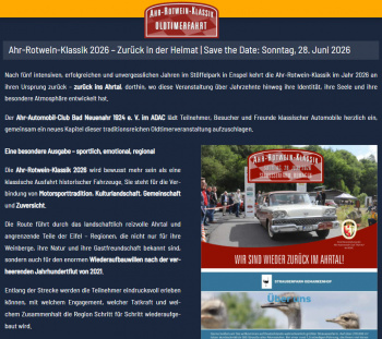 Ahr-Rotwein-Klassik 2026 PLZ 53424