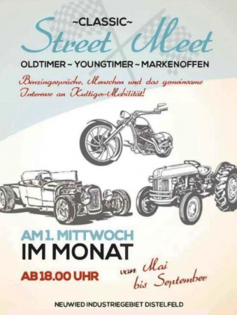 Classic Street Meet in Neuwied-Distelfeld PLZ 56566